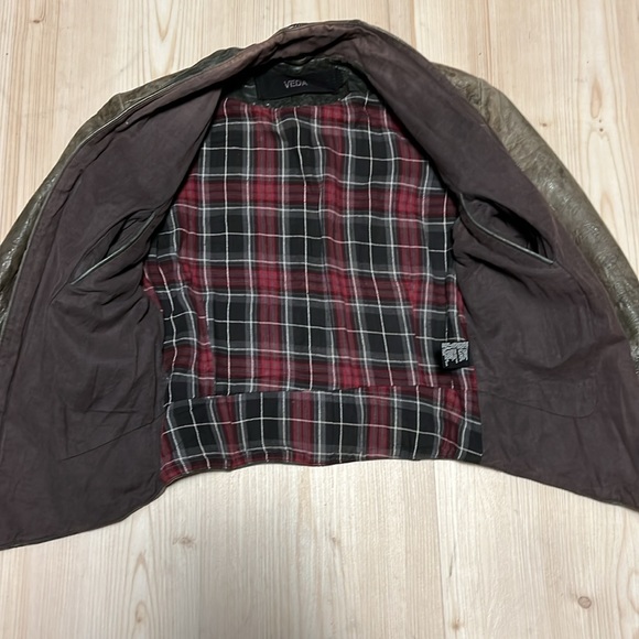 Veda Slick Leather Jacket - Picture 11 of 13